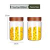 High Borosilicate Glass Tea and Food Storage Jars for Brewing and Preservation