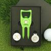 Green Fork Green Fork Marker Set Golf Cap Clip Golf Ball Marker Hat Clips  Golf Products
