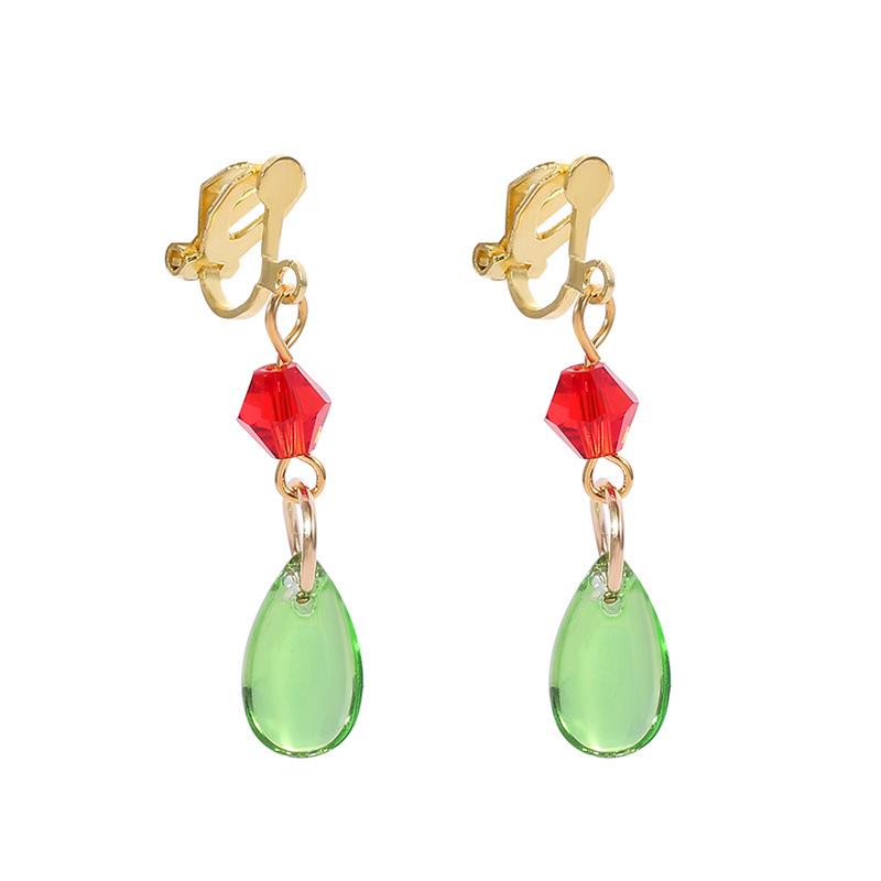 Howl's Moving Castle Anime Earrings & Necklace Cosplay Set