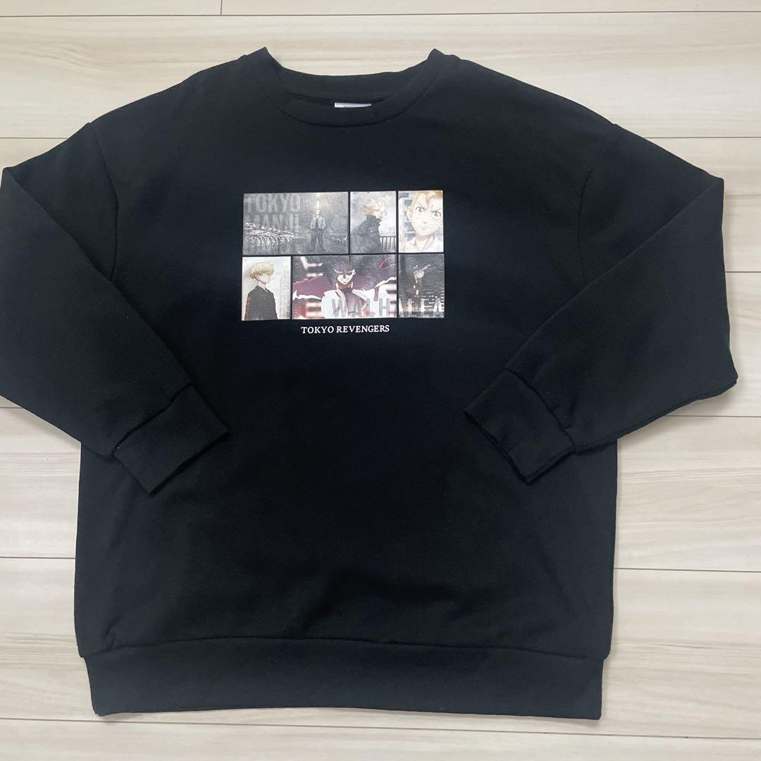 

[USED] TOKYO REVENGERS Black Fleece-Lined Sweatshirt