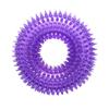 Strong Donut TPR Pet Dog Chew Toys with Squeak for Small Medium Dogs French Bulldog Corgi Border Shepherd Puppy Pets Accessories