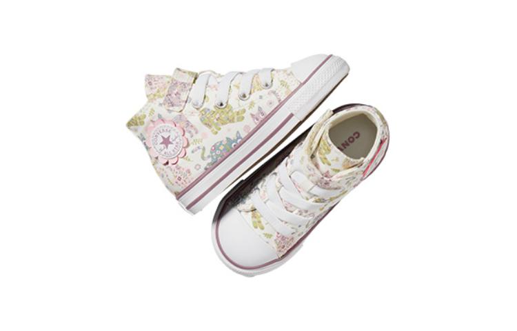Converse All Star 1V Lightweight And Breathable High top Toddler Shoes White Infant And Toddler A05235C