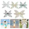 Fairy Wing Costume Dress up Photo Prop Girls Women Angel for Party Carnival 60cmx50cm Argent