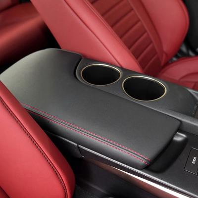 Only Right Hand Drive Car Microfiber Leather Center Control Armrest Box Cover Trim For Lexus IS250 IS350 2014 2015 2016