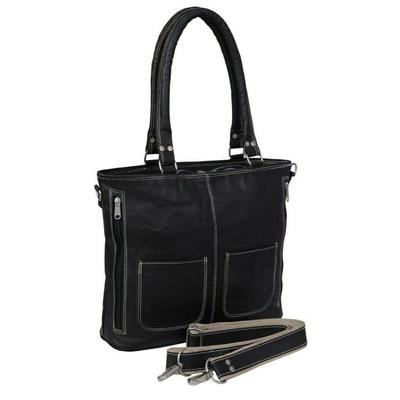 Womens Vintage handgemaakte lederen schouder Tote handtas portemonnee Casual Crossbody tas