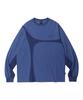 Critic Wormhole Incision Long Sleeve T-Shirt Blue