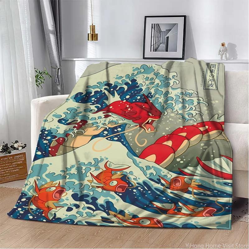 Pokemon Charmander Cute Cartoon Flannel Fluffy Throw Camping Blankets for Children Sofa Throw Thin Picnic Blanket Fashion Gifts