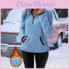 Cotton Blend Crew Neck Zip Pocket Sweater For Women Autumn Winter Streetwear