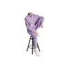 adidas Solid Color Slim Fit Short Zip-Up Long Sleeve Jacket for Women, Purple