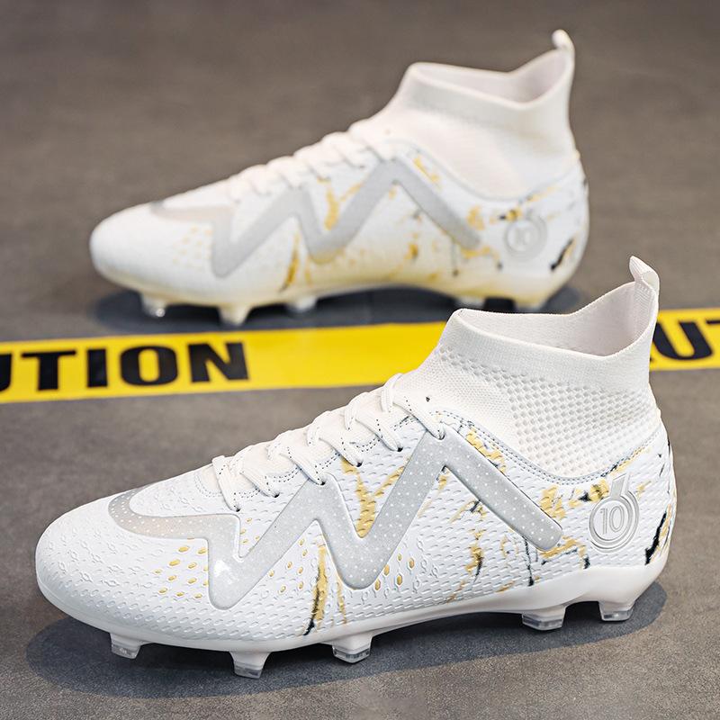2025X10 New Adult Long Nail Broken Nail Football Shoes Men's Artificial Turf Training Game Sports Shoes