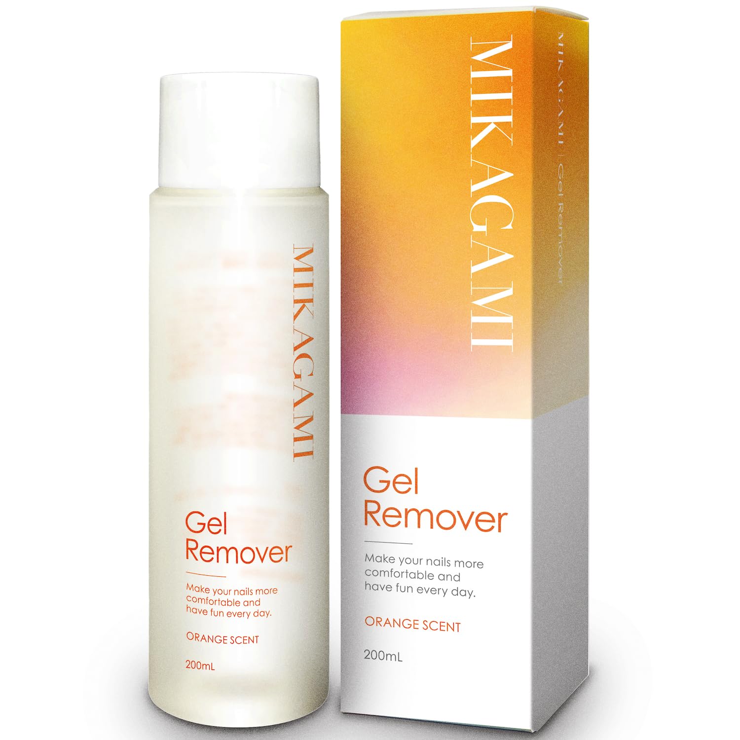 MIKAGAMI Gel Remover Acetone Nail Polish Remover 200mL Made in Japan (Single Item)
