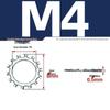 Carbon Steel Zinc-Plated Lock Washer with Inner and Outer Teeth