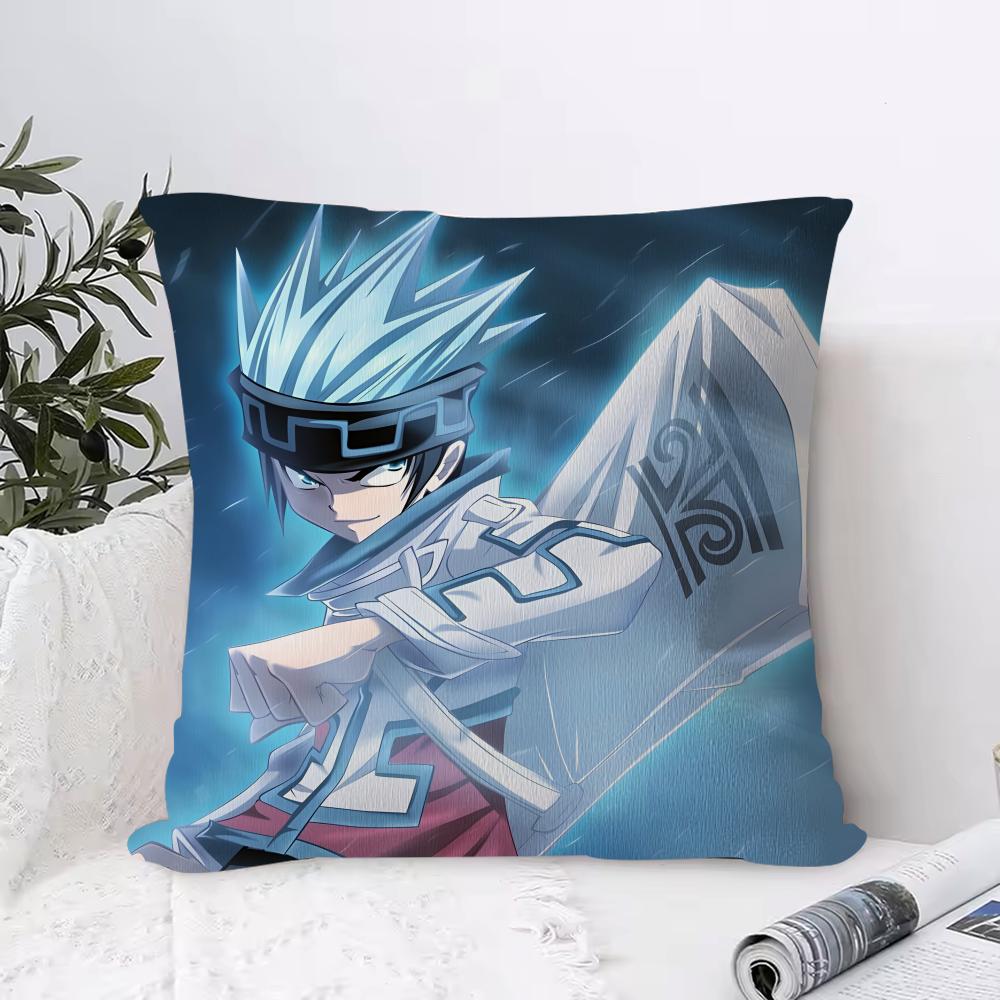Anime Shaman King Pillow Case Ultra Soft Skin Friendly Fabric Cloud Like Comfort & Concealed Zipper