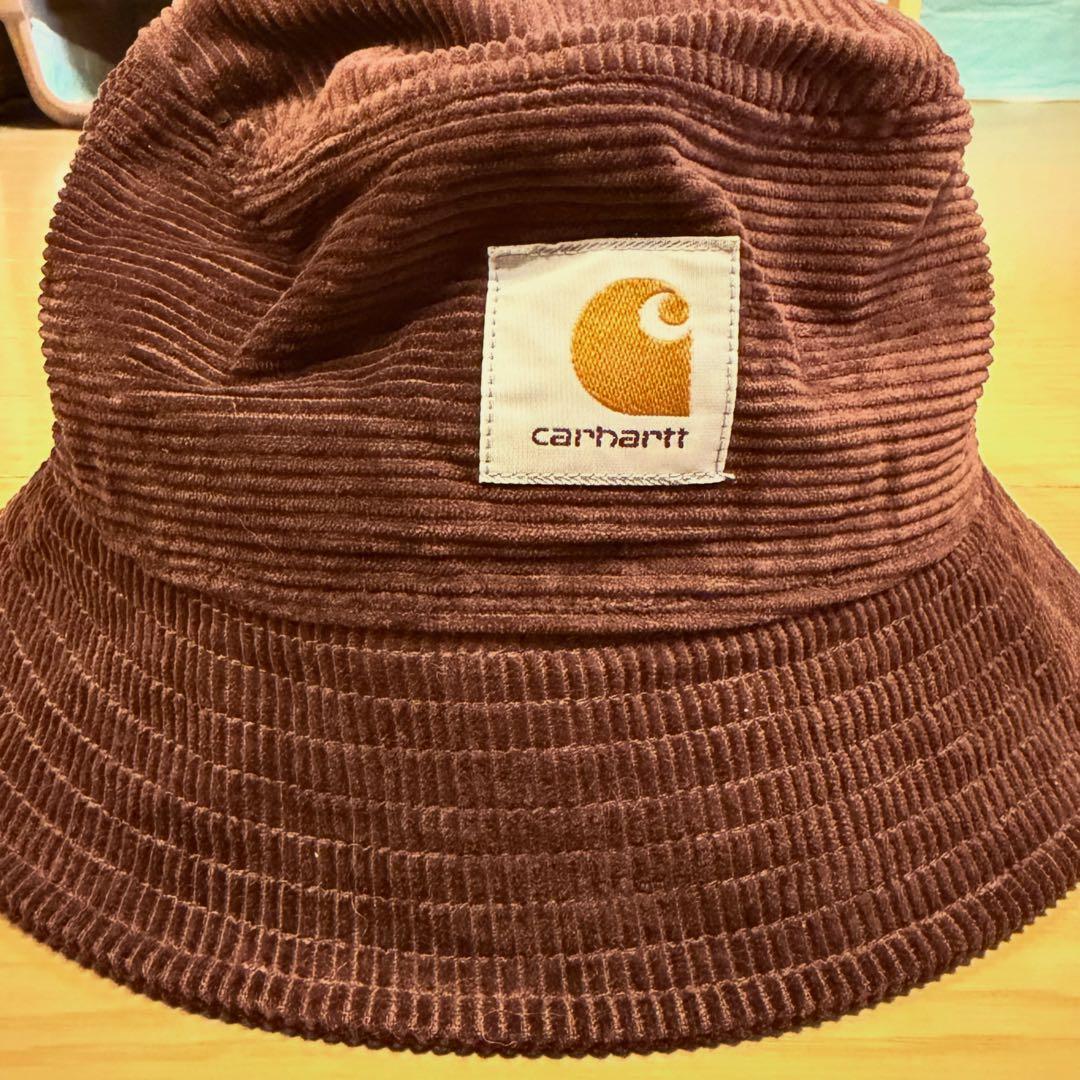 Used Good Condition Carhartt WIP Cord Bucket Hat Brown M/L