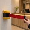 Wall-Mounted Retractable Belt Barrier Space-Saving
