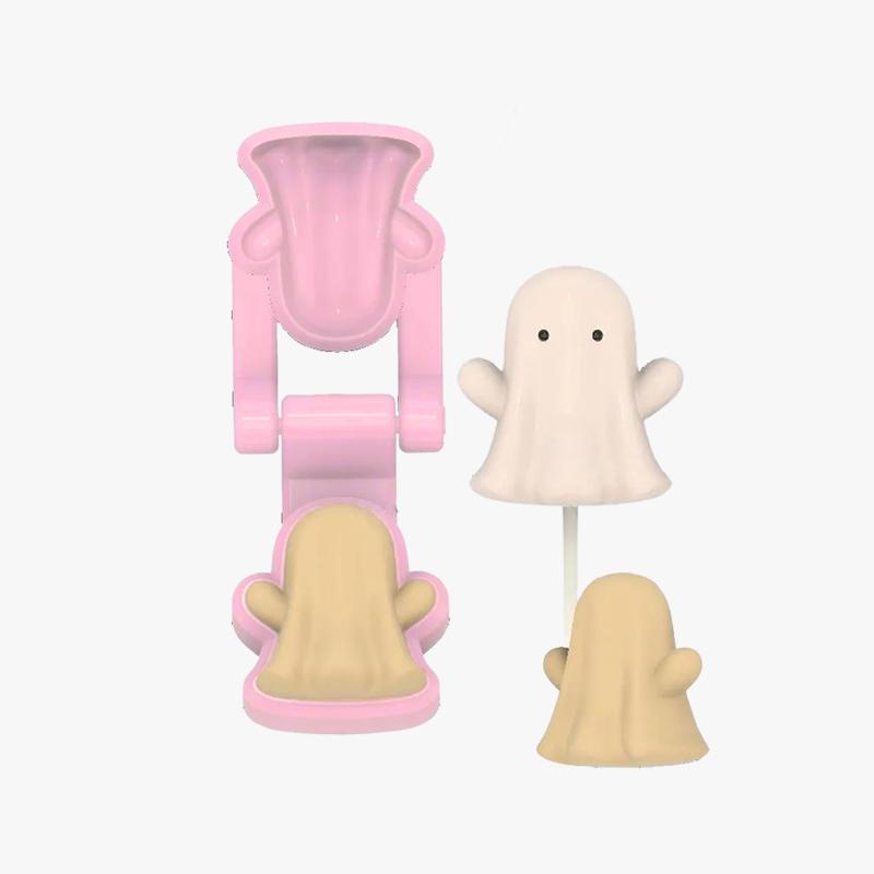 Halloween Ghost Pumpkin 3D Cake Molds Cake Cutter And Pusher Non-stick Doughnut DIY Clay Candle Making Home Parties Baking