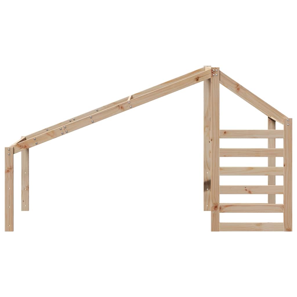 Kids  Bed Canopy 188 X 82 X 113 Cm Solid Pine Wood