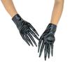 Short Halloween Gloves PU Leather Cosplay Costume Gloves Scary Ghost Claw Mittens  Handwear
