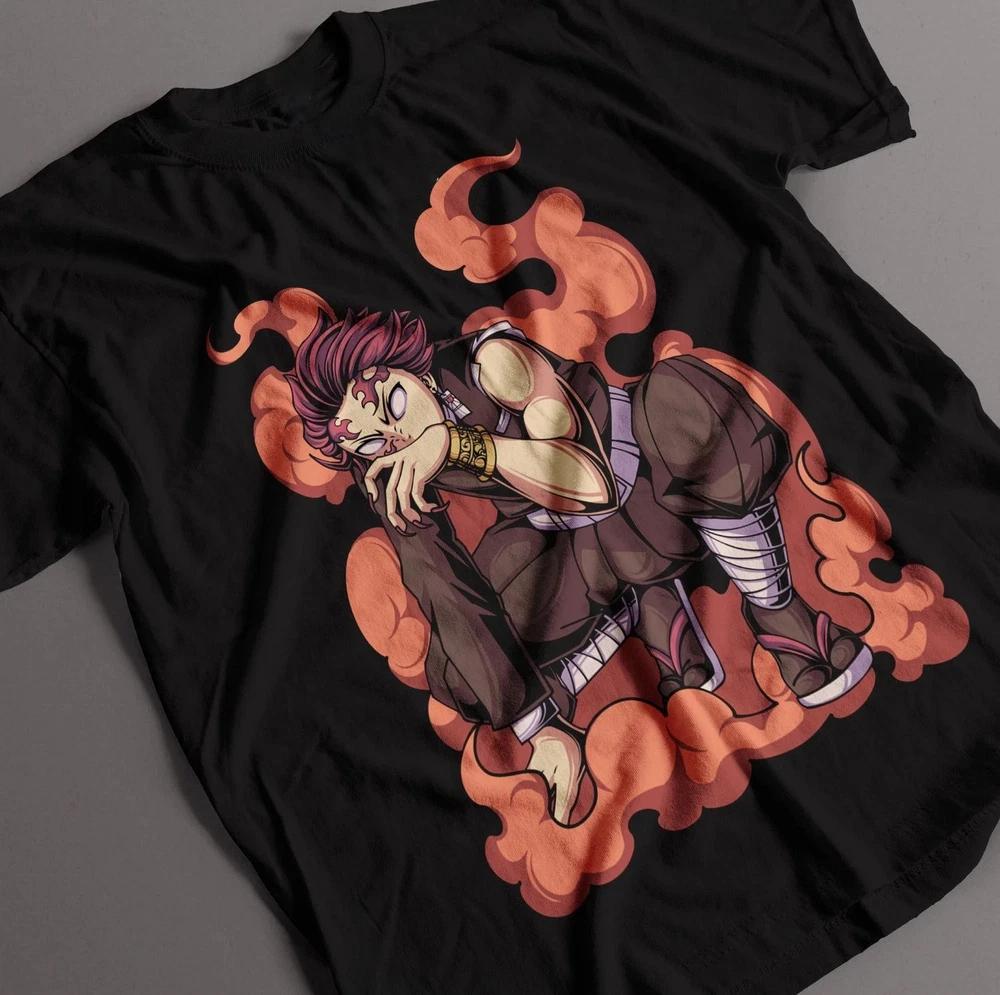 Anime Demon Slayer Kimetsu No Yaiba Tanjiro Demon King Black TShirt S