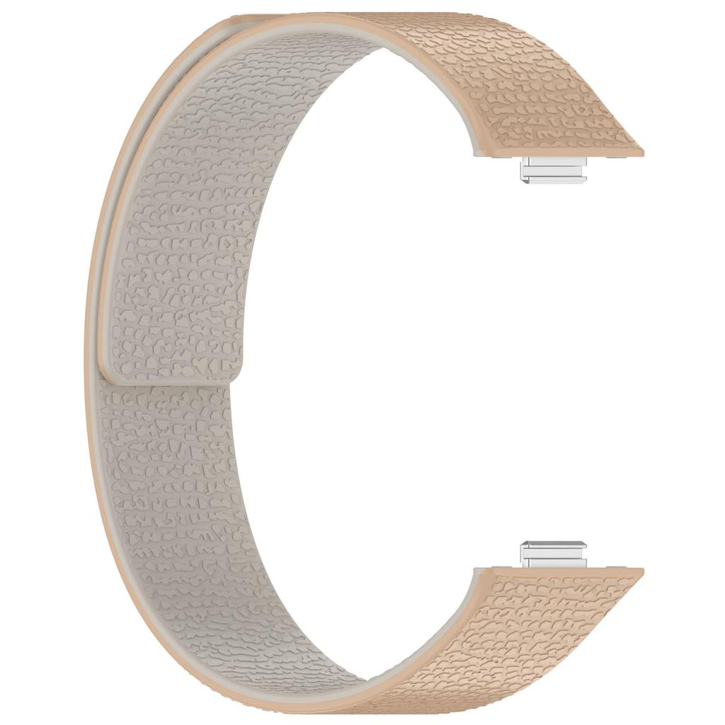 Lychee-patterned Strap for Huawei watch fit 5 5pro  Magnetic silicone loop Band for Huawei watch fit 3 4 4Pro sport Bracelet