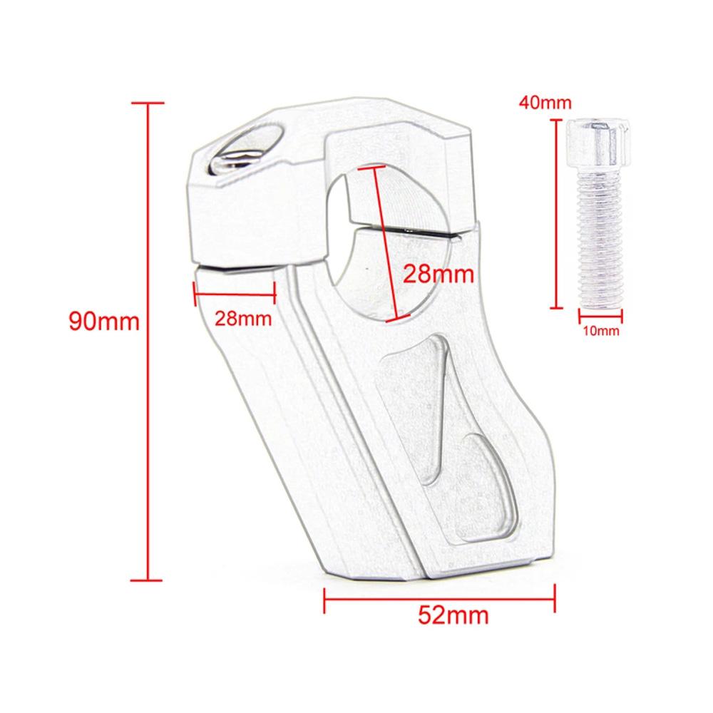 For BMW R Nine T R9T 2014 2015 2016 2017 2018 Handle Bar Clamp Raised Extend Handlebar Mount Riser