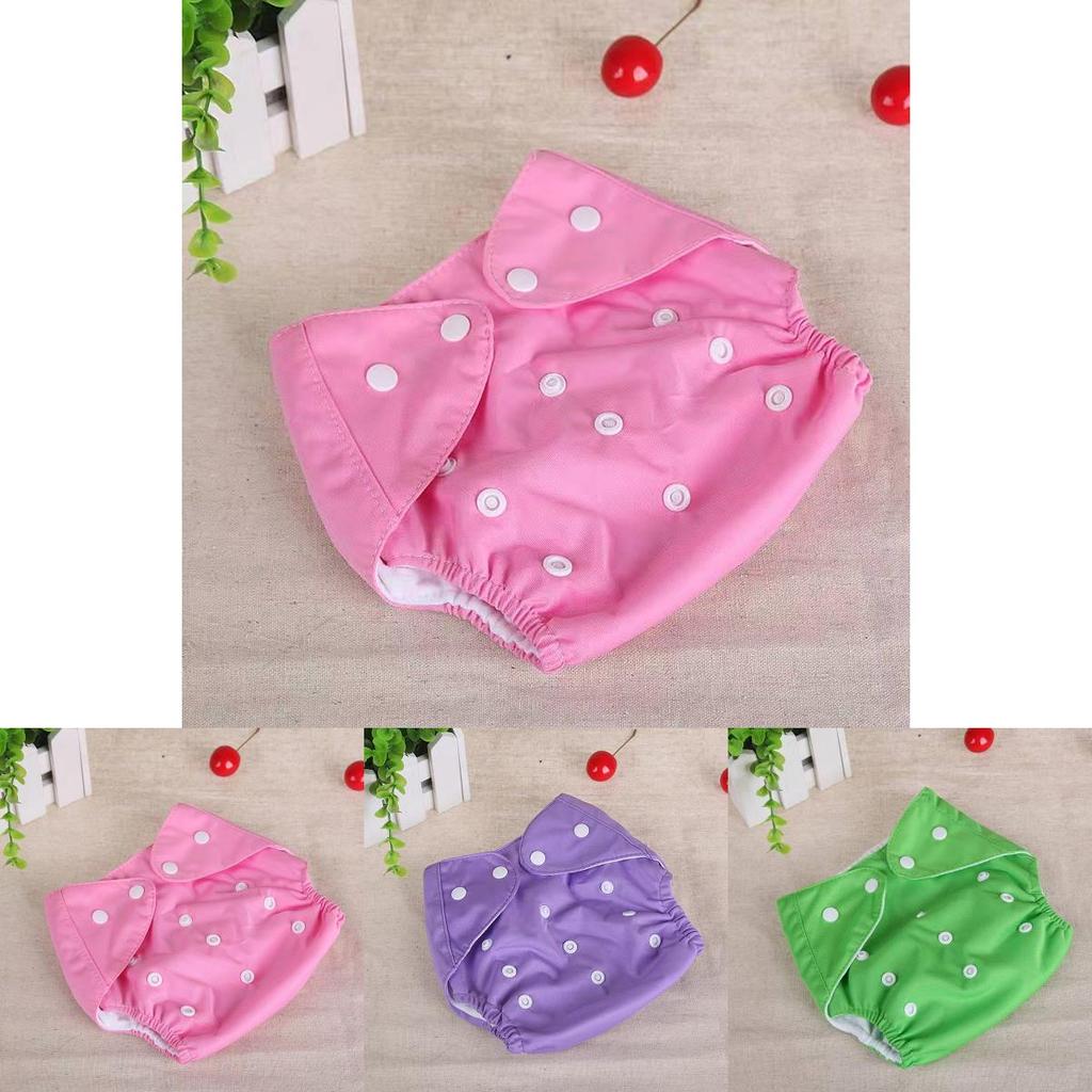 Polyester Washable Baby Cloth Diaper Adjustable Thin Thick Fleece Mesh For Newborns