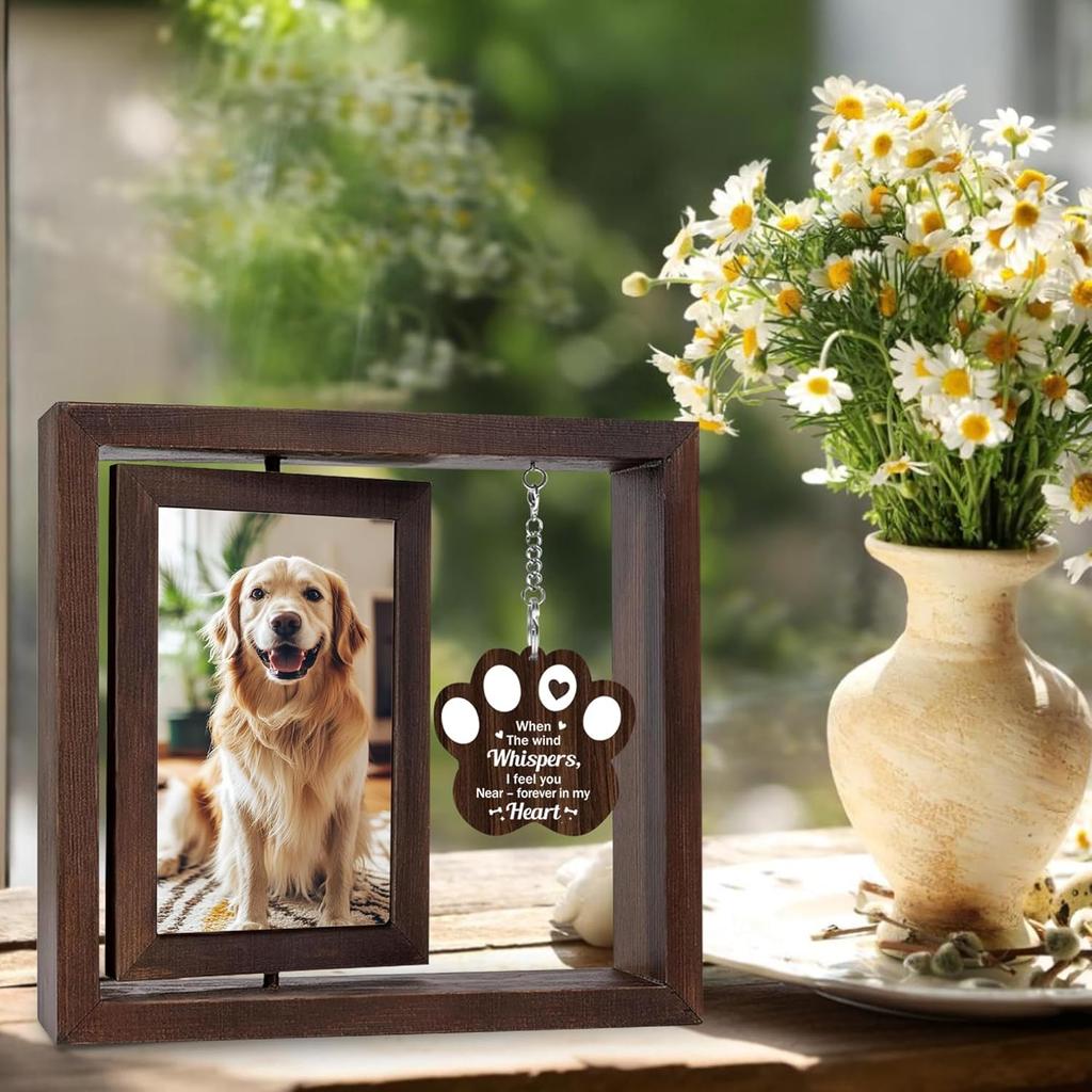 Pet Memorial Frame for Dogs - Dog Memorial Gifts for Loss of Dog, Loss of Pet Sympathy Gift Remembrance Bereavement Passing Away Gifts in Memory of