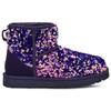 UGG CLASSIC MINI PU Thermal Abrasion Resistant Slip Resistant Short Mid Calf Snow Boots Women's Black Blue Purple 1112515-MDL