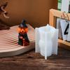 Flexible Silikonform Halloween Kürbisform Kerzenformen Duftende Aromatherapien Herstellungsform Handgefertigte Ornamentform