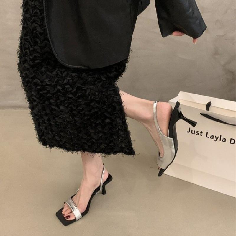 Fashion Summer Open Toe High Heel Sandals Women Shoes New Fashion Thin High Heels Female Fashion Sexy Pumps Sandalias De Mujer