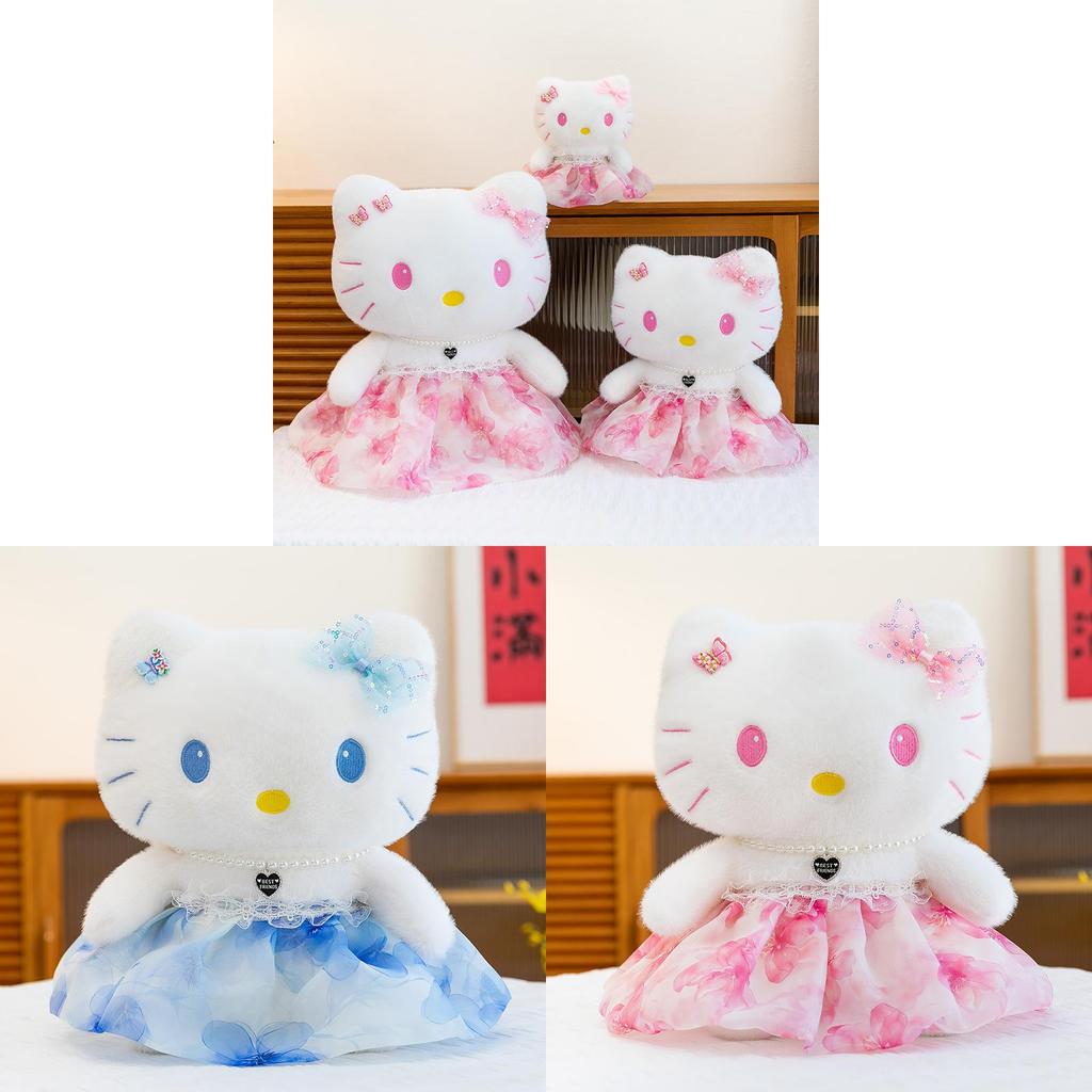 Vestito a Farfalla Peluche Bambola Gatto Kt Con Imbottitura in Cotone PP Per Collezionisti e Regalo