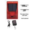 Solar-Powered Infrared Sensor Alarm & Animal Repellent Light with Remote Control