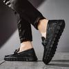 Men's Casual Shoes Crocodile Pattern Leather Men's Classic British Style Loafers Men Party Wedding Flats