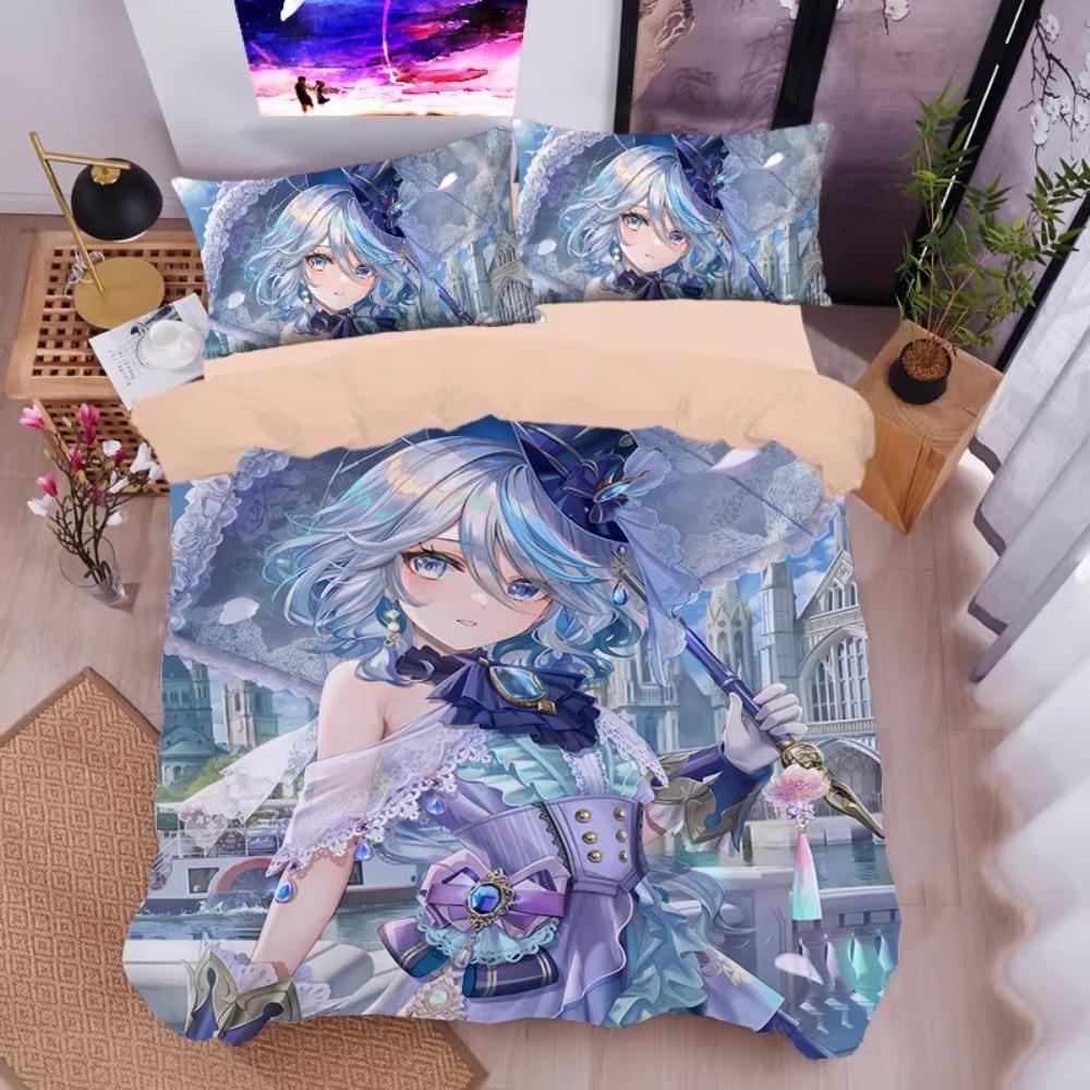 Anime character,Microfibre Bedding Sets,Children'sBirthday Gift  with Zip Room Decor Duvet Cover for Teenagers Adult Duvet Cover