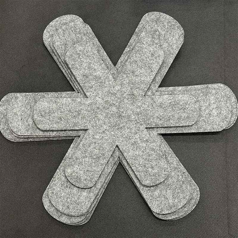 

1PC Non Stick Pan Protector Pad Set 3 Sizes Pot Divider Separator for Cookware Storage Stacking Kitchen Organization Accessories