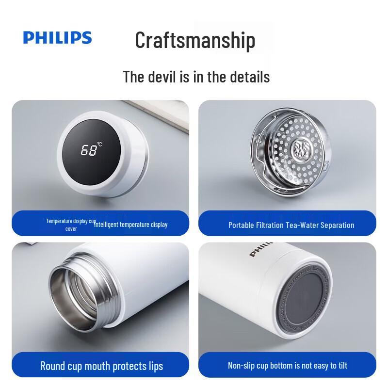 Philips Inteligentny kubek termiczny z wyświetlaczem temperatury