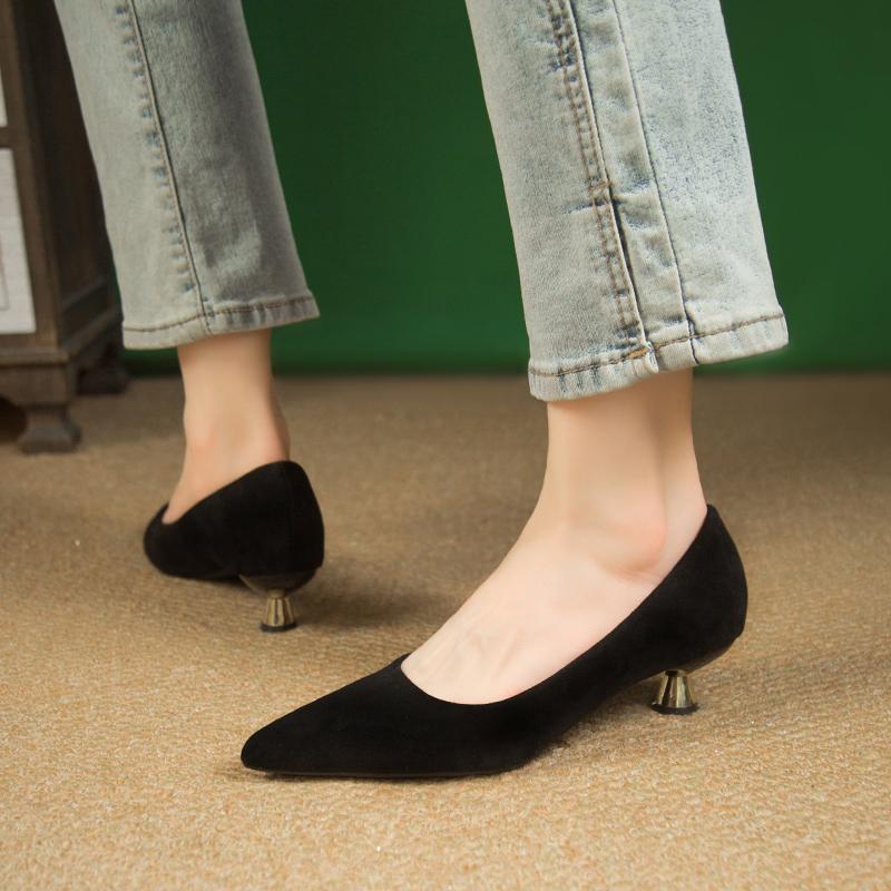 

Сексуальные каблуки Черные туфли-лодочки Женская обувь Женские туфли на высоком каблуке Туфли для платья Женские свадебные каблуки Элегантная обувь Zapatos Mujer 2025 34 чёрный