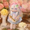 Come4free 12 Points Bjd Doll Clothing Series Doll Skirt Bjd Clothing Set Sweet And Cute Set Doll Accessories Dress Bonnie Rabbit