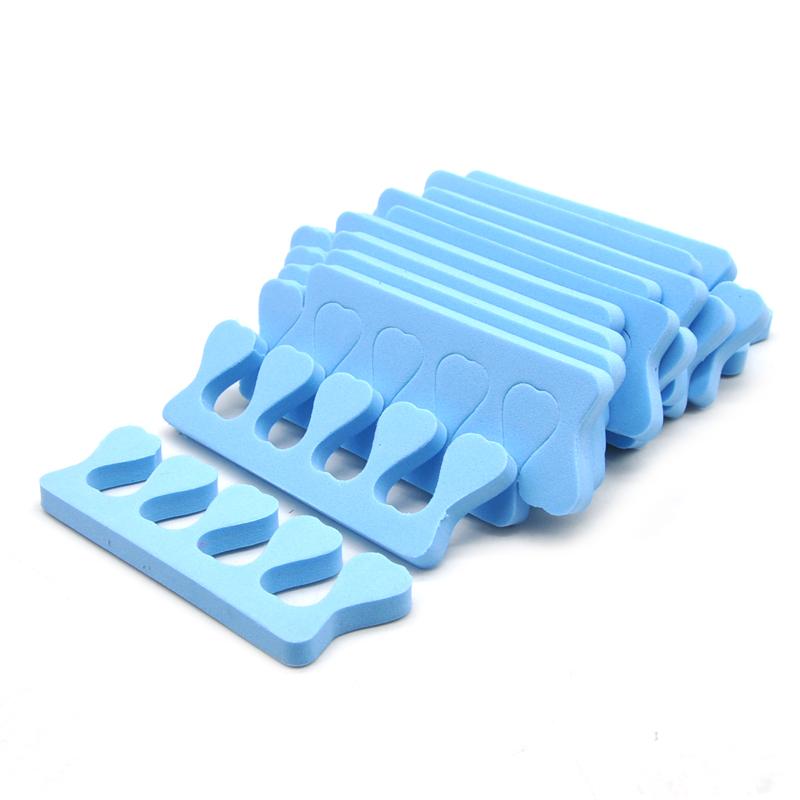 100 PCS/LOT Professional Nail Art Toes Separators Fingers Foots Divider Sponge Soft Gel UV Beauty Tools Polish Manicure Pedicure