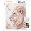 Pearl Art Painting Home Wall Decor Lion Pearl Gemstone Painting Picture Crafts Adult/Beginner Gift Creative Home Decor Unframed Wall Art Ornament