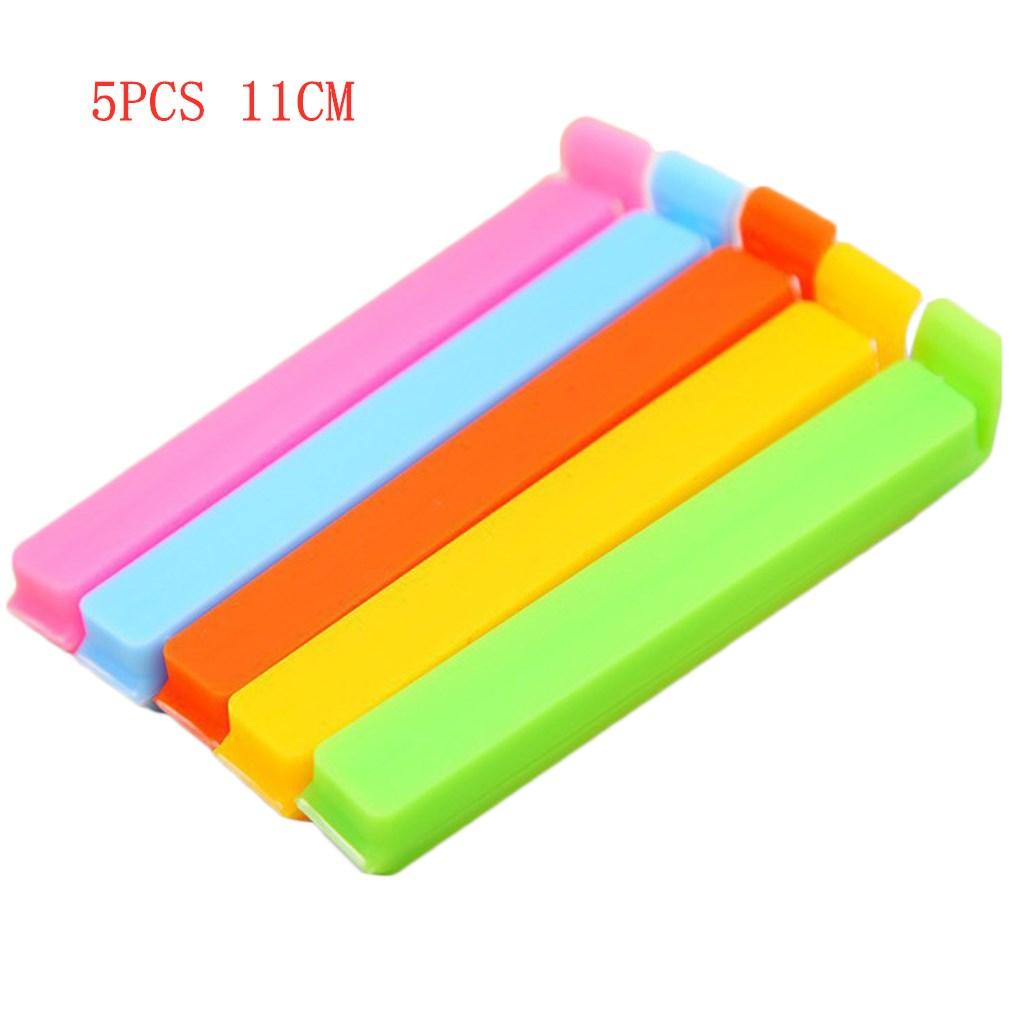 Hot! 5/10/12/20PCS Portable Kitchen Storage Food Snack Seal Sealing Bag Clips Sealer Clamp Plastic Tool Kitchen Accessories