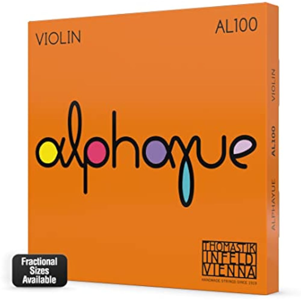 Alphayue Alphayue Violin Strings E Line A Line D Line G Line 4 Types Set 1/16 AL100