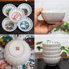 Waza No Kura Stylish Kutani Ware Small Bowl Set of 5 Period Painting Pottery Luxury Brand Japanese Tableware Serving Plate Made In Japan