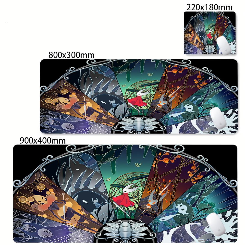 Large Pc Rubber Mousepad Gaming Stitch Edge Thicken Mouse Mat Xxl Anime Hollow Knight Rubber Nonslip Keyboard Laptop Mausepads