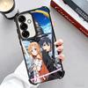 Sword Art Online Anime Plating Phone Case For Samsung A17 A07 A37 A57 A16 A56 A15 A55 A14 A54 A13 A53 A26 A36 A25 A35 A24 A34 A2
