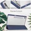 For Samsung Tab S7 S8 S9 S10 FE Plus 13.1 Inch Case Magnetic Smart Cover for Tab A9 8.7 Plus 11 A8 S6 Lite Pencil Holder Funda