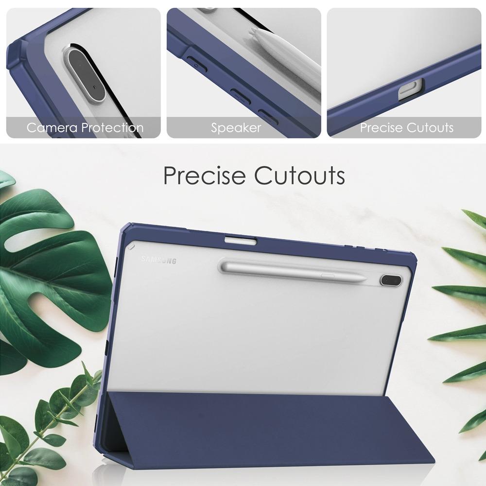 For Samsung Tab S7 S8 S9 S10 FE Plus 13.1 Inch Case Magnetic Smart Cover for Tab A9 8.7 Plus 11 A8 S6 Lite Pencil Holder Funda