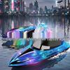 High-Speed Waterproof Remote Control Boat: Rechargeable Toy Ship Model for Kids' Birthday Gift