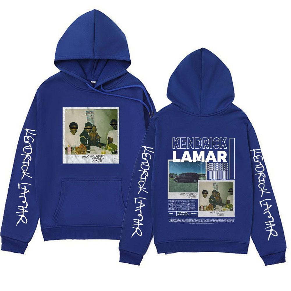 Rapper Kendrick Lamar Good Kid Hoodie Men Women's Hip Hop Rap Style Music Album Hoodies Sweatshirts Oversized Fashion Streetwear