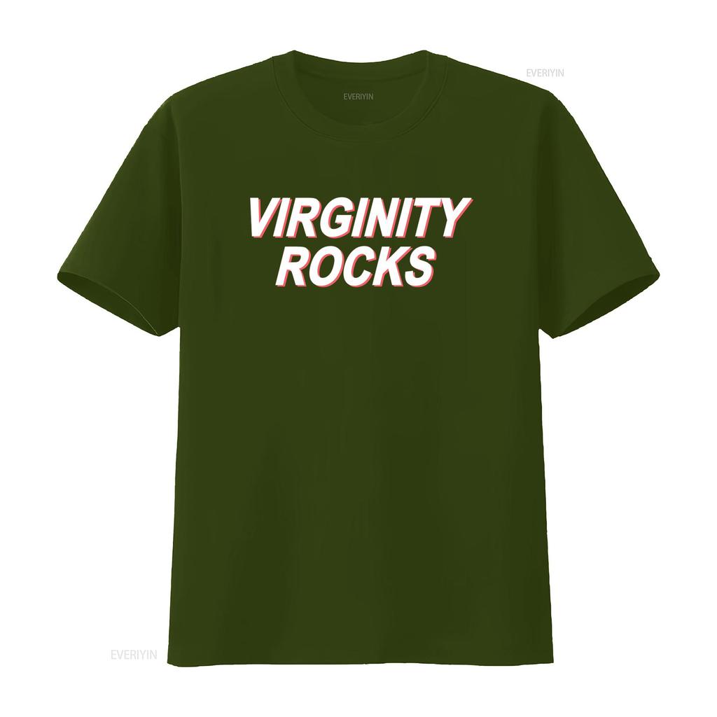 Danny Duncan Jungfräulichkeit Rockt Baumwolle Herren Medium Blau T-Shirt vintage gewaschen Mode Oberteil für den Alltag Weich Streetwear